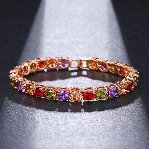 KSRA Fashion Luxury Natural Zircon Metal Bracelet For Women Adjustable Charm Bridal Wedding Bracelet & Bangle Jewelry 2021 New