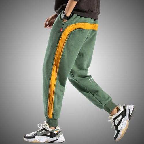 Side Striped Sweatpants Men 2020 Brand New Jogger Pants Men Fashion Streetwear Hip Hop Trousers Male Loose Fit Harem Pants