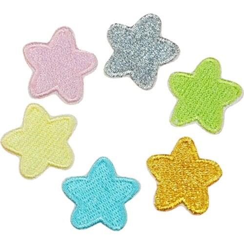 Star Patches Embroidered Patch Cosmic for Clothing Iron Sewing Applique Shoes Bags Stickers Badge DIY Patch for Jeans Jackets