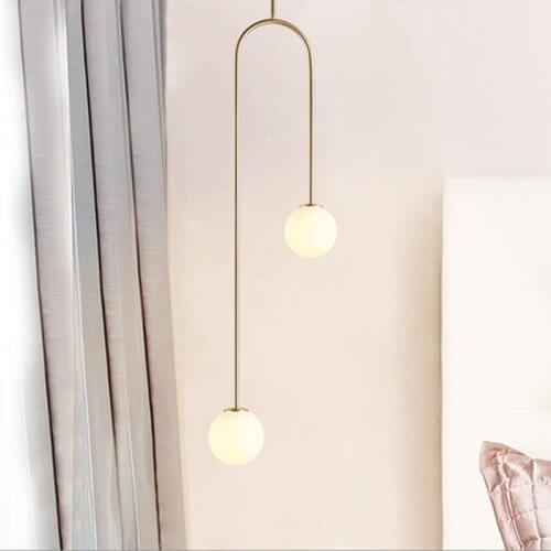 Nordic Glass Ball Pendant Lights Modern Creative Pendant Lamp Bar/Cafe/Kitchen/Living Room Home Lighting Suspension Luminaires
