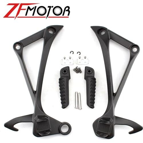 Motorcycle Rear Passenger Foot Pegs Footrest Bracket For Kawasaki Ninja ZX10R ZX 10R 2011-2014 2013 2012 2015 2016 2017 2018