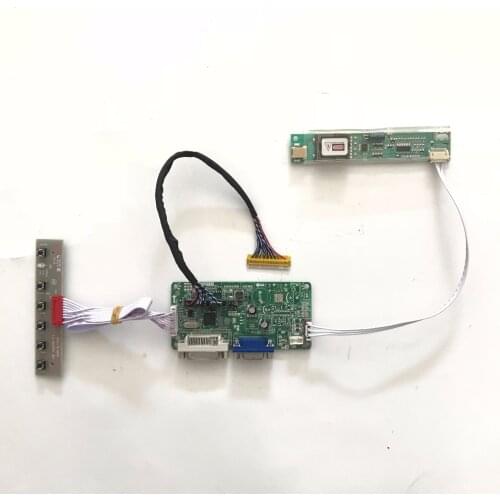 RT2281 Universal DVI VGA LCD Controller Board for 17 inch 1400x900 CCFL LVDS Monitor Kit DIY for Raspberry pi