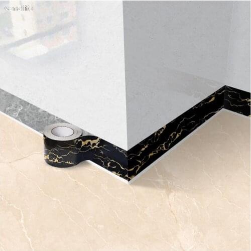 Self-Adhesive Baseboard Wall Stickers TransmissionSkirting Line Board Window Sill Floor Ceramic Tile Sticker Corner Waist Line