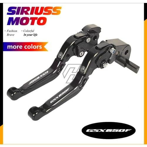 CNC Motorcycle Foldable Lever Motocross Brake Clutch Levers Case for Suzuki GSX650F GSX 650F 2008-2015