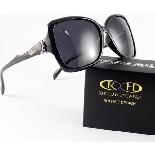 RUI HAO EYEWEAR Brand Fashion Sunglasses Women Driving Polarized Sunglasses Sun Glasses 3 Color Glasses Womens 5801