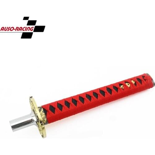 Universal 150MM/200MM/260MM JDM Katana Samurai Sword Shift Knob Shifter With Adapters Gear Shift knob