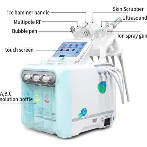 Second Generation 6 in hydro jet 1intraceuticals oxygen facial treatment machine at home