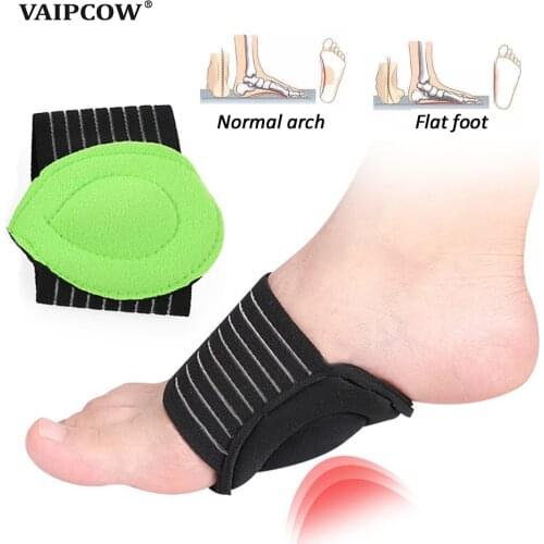 VAIPCOW Arch Support Pads Orthotic Insole For Flat Feet Orthopedic Shoes Sole Insoles For Men and Women Relieve arch Foot pain