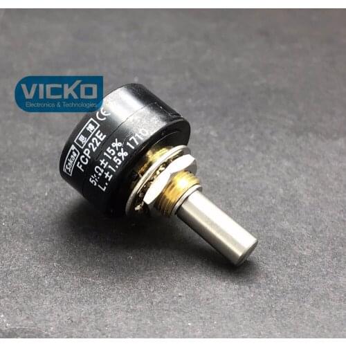 [VK] ORIGINAL FCP22E 1K 2K 5K 10K SAKAE Conductive plastic potentiometer 1Turn Japan shaft 20mm switch