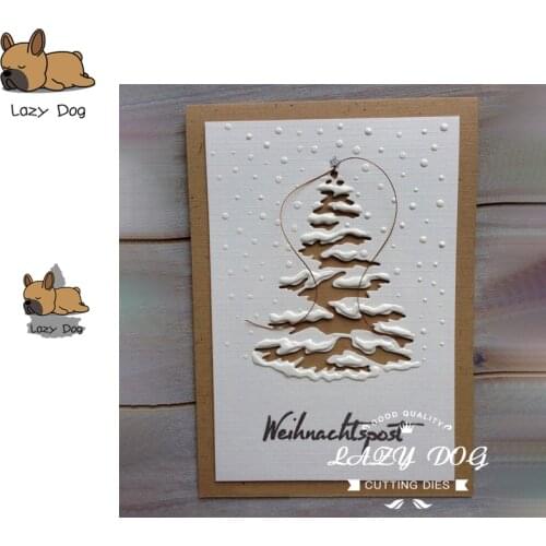 Christmas Tree Metal Cutting Dies Scrapbooking Stencil DIY Decorative Craft Embossing Die Cuts Card Making New Dies For 2019