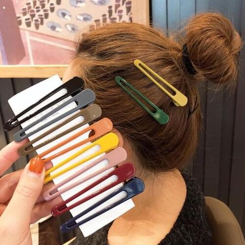 5Pcs/Set Hairpin Clip Hair Clips Women Girls Barrette Hairpin Headdress Accessories Makeup Styling Bangs Hairgrip Barrette