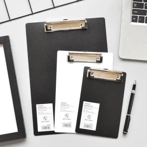 Simple A4 A5 Notepad Memo Pad Board Clip Loose-leaf Notebook File Writing Clamps Q1JC