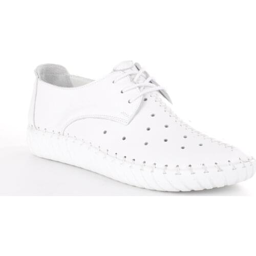 Womens Shoes White Orthopedic Comfort Casual Lace-Up Sports Style Shoes 2021 Summer Season