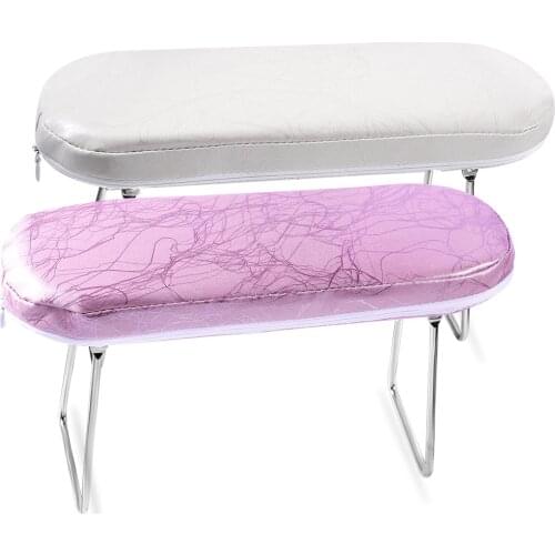 1PC Superior Quality Nail Art Hand Pillow Supportable Desktop Pink White Washable Hand Cushion Pillow