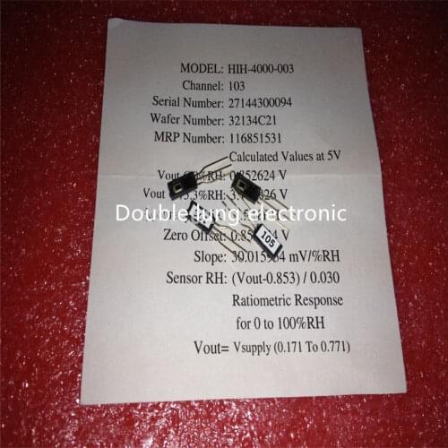 10pcs/Lot HIH-4000-003 Humidity sensor HUMIDITY 5V 3.5% SIP HIH4000-003 Original authentic HIH-4000