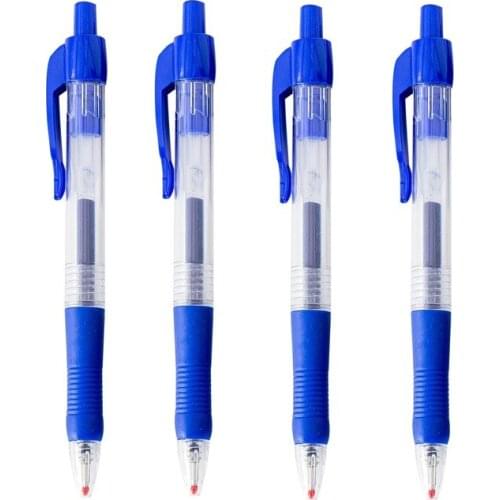 12 Pcs Super Long Writing Large Capacity Press Gel Pen 0.5mm Student Writing Office Stationery Pen Wholesale School Stationery