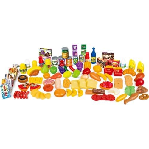 150 PCs Childrens Mini Kitchen Food Toys Pretend To Play Games Fruit And Vegetable Girls Toys Learning Educational Toys