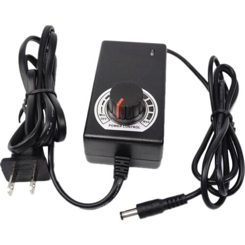 AC/DC AC 100-220V to DC 1-24V 3-12V 2A Adjustable Power Adapter with Switching Voltage Regulated Universal Power Supply