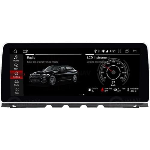 12.3 inch 128GB Car Radio Stereo Player for BMW 5 Series F10 F11 2010-2016 GPS Navigation Multimedia Android 10 CIC CCC system