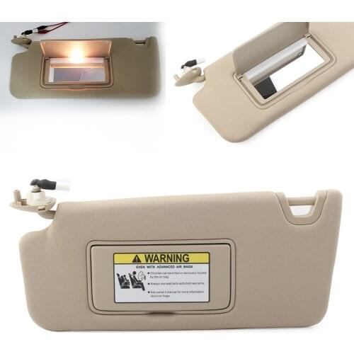 Beige Car Sun Visor Sunshade Sunshield 83280TA5A51ZA For Honda Accord with Light 2008 2009 2010 2011 Front Left Side