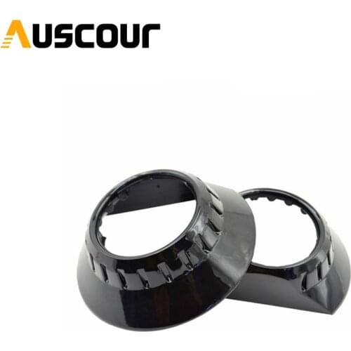 2pcs 3.0 inch H4 Easy Install Koito Q5 Bi-xenon hid Projector lens shrouds Mask cover LHD RHD hid headlight car styling