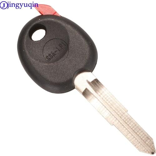 Jingyuqin 10ps Transponder key Shell Case For Ssangyong Kyron Actyon Fob Key Cover