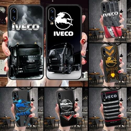 Truck Iveco Phone Case For Huawei Honor 6A 7A 7C 8A 8X 8 9 9X 10 10i 20 Lite Pro black art Etui tpu bumper trend cell cover