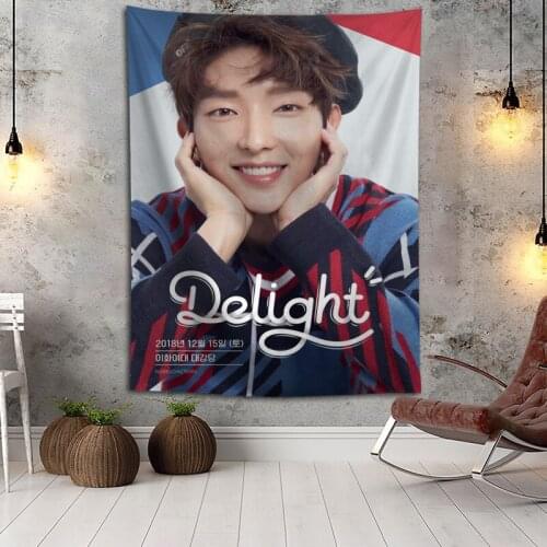 Hot Sale Custom High Quality LEE JOON GI Wall Hanging HD Landscape 3D Printing Digital Printing Home Decoration Tapestry