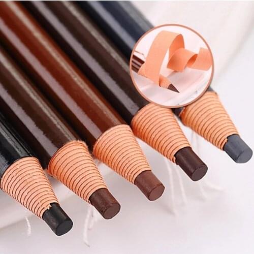 5Pcs/Box Eyebrow Pencil Eyebrow Enhancers Shadows Tint Waterproof Long Lasting Natural Microblading Makeup Cosmetic Accessories