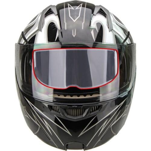 LEEPEE Universal Motorbike Helmet Accessories Motorcycle Helmet Lens Fog Resistant Films Helmet Clear Anti-Fog Patch Film
