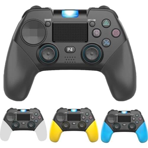 Top Deals Suitable for Computer PC Android PS4 Host Portable Bluetooth 4.0 Vibration PS4 Wireless Gamepad