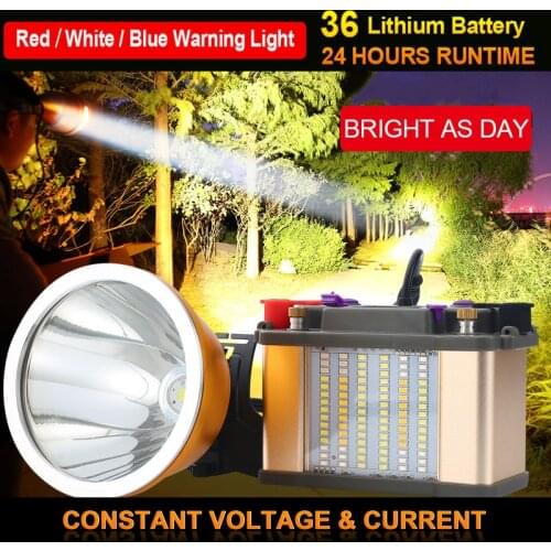 Power Hunting Headlamp Searchlight Led Headlamp Adventure Head Lamp Long Distance White Yellow Headlight Lantern Torch