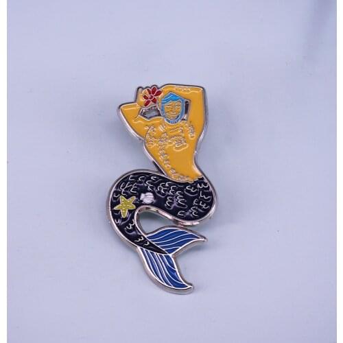 Man Mermaid pin