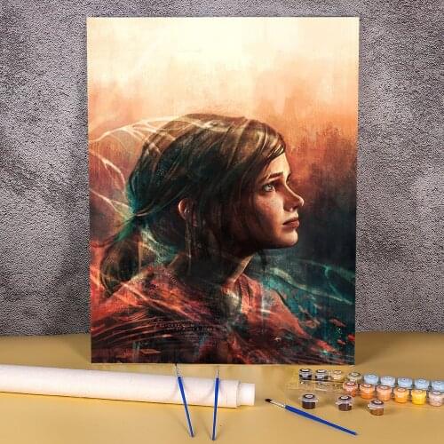 Portrait Cordyceps Paint By Numbers Complete Kit Oil Paints 50*70 Paiting By Numbers Paintings Adults Handiwork Drawing