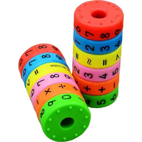 Learning Toys Math Toy Montessori Preschool Learning Educational Counting Game Numbers Symbols Math Skills Colorful Kindergarden