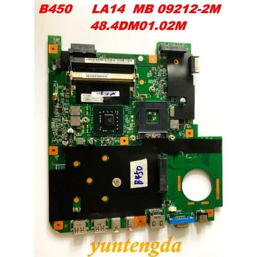 Original for Lenovo B450 motherboard LA14 MB 09212-2M 48.4DM01.02M tested good free shipping connectors