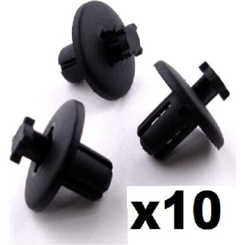 10x 8mm Plastic Trim Clips For Citroen C3 C4 C5 C8 Wheel Arch Lining Splash Guards