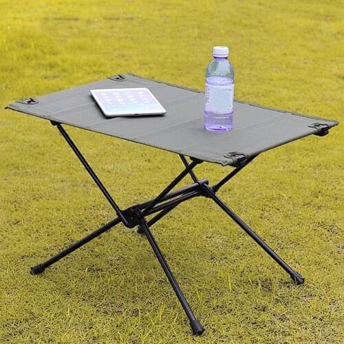 Ultralight Camping Folding Table Picnic Table Collapsible Aluminum Alloy Roll Up Portable Foldable Fishing Table Outdoor Car BBQ