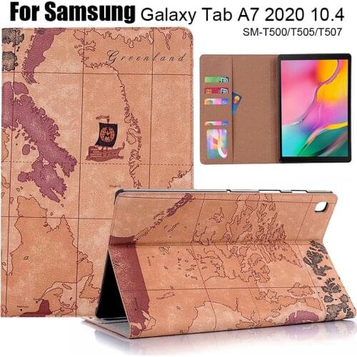 Tab A7 2020 tablet case for Samsung galaxy tab A7 SM-T500 SM-T505 10.4-inch protective stand cover tablet support holder case