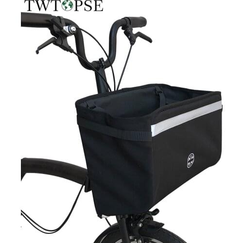TWTOPSE Cycling British Flag Bike Bicycle Basket Bag For Brompton Folding Bike Bicycle Bag 3Sixty PIKES 3 Holes Dahon Tern Fnhon