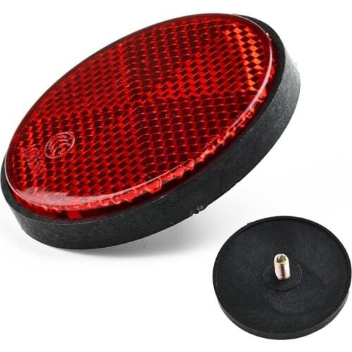 1pcs Bicycle Round Reflector 56mm Bike Reflective Tackle Night Safety for Motorcycles Electro-mobile Riding Cycling Accessories