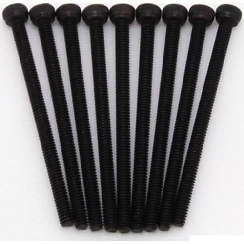10 PCS M2 Hexagon socket screw black 6-40mm surper hard for tamiya mini 4wd racing car 324 store