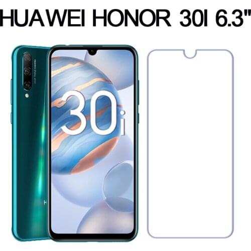 Tempered Glass For Honor 30i Screen Protector Film Glass For Huawei Honor 30i Phone Explosion-proof LCD Cover