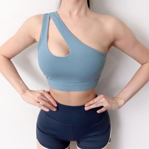 Womens High Impact Shoulder Strap Sports Bra Women Sports Wear Gym Shockproof Running Sport Bra Push Up Gym Workout Vest