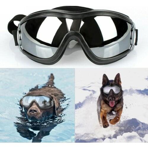 2021 HOT Adjustable Pet Dog Goggles Sunglasses Anti-UV Sun Glasses Eye Wear Protection Waterproof Sunglasses Pet Dog Supplies