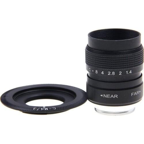 25mm f/1.4 C Mount CCTV f1.4 Lens for Panasonic GF1 GF2 GF3 GF5 GF6 GX1 G1 G2 G3 G5 GH1 GH2 GH3