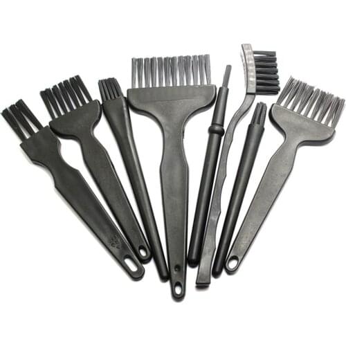 8Pcs/set Anti Static Brush ESD Safe Cleaning Brushes Tool for Mobile Phone Tablet PCB BGA Repair Work Parts