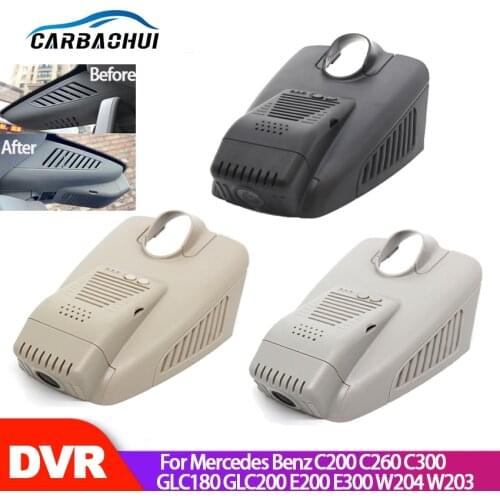 Car DVR Wifi Video Recorder Dash Cam Camera For Mercedes Benz C200 C260 C300 GLC180 GLC200 E200 E300 W204 W203 Night vision hd