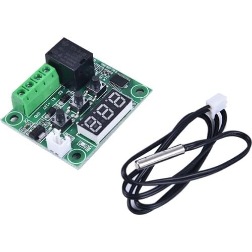 W1209 Digital LED DC 12V Temp Temperature Heat Cool Control Switch Module