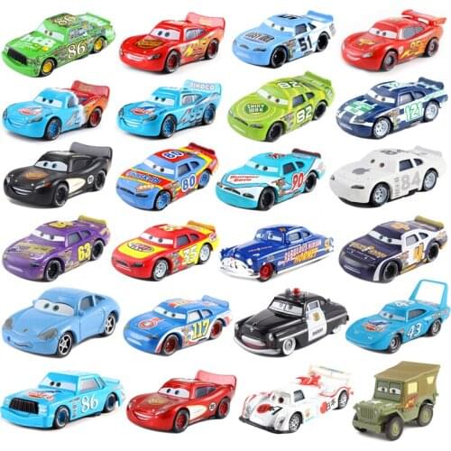 Disney Pixar Car 3 Car 2 McQueen Mater Family No. 51 Racing 1:55 Die Cast Metal Alloy Model Childrens Toys Christmas Gifts